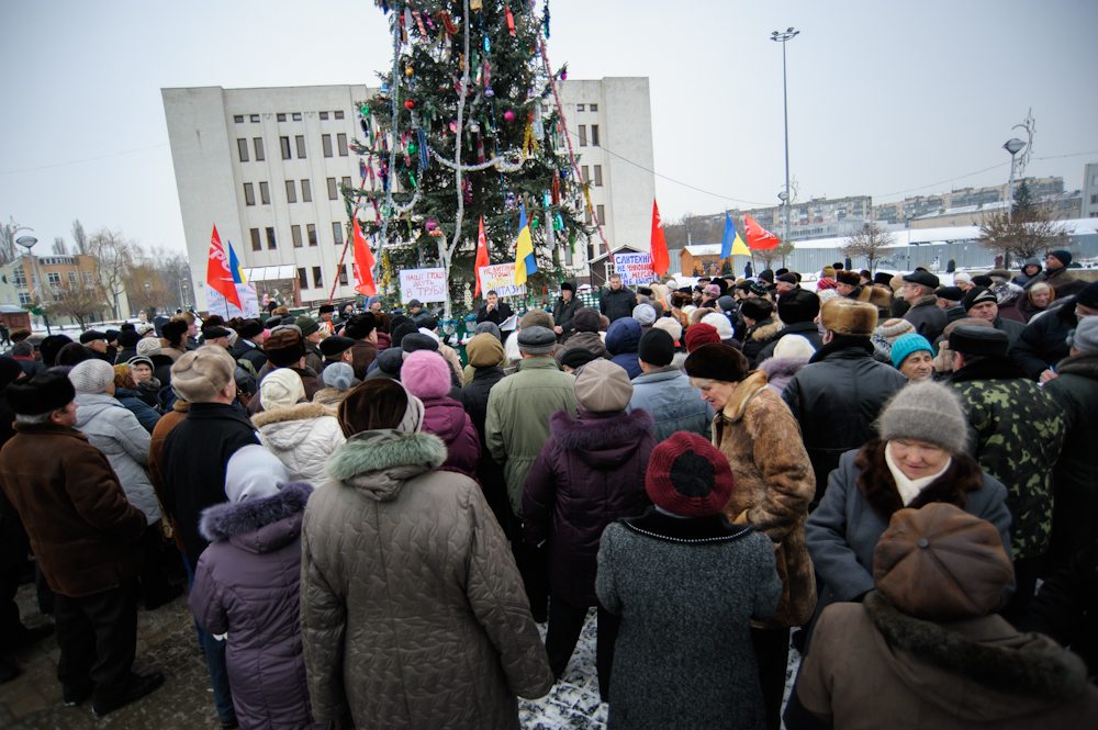 Броварчани не хочуть подарунків від «злого Діда Мороза» у вигляді зростання тарифів