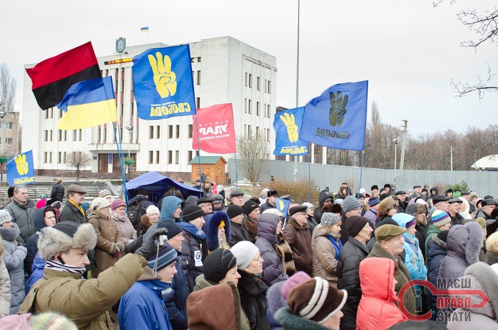 Броварчани вимагають відставки уряду та перевиборів Президента і парламенту