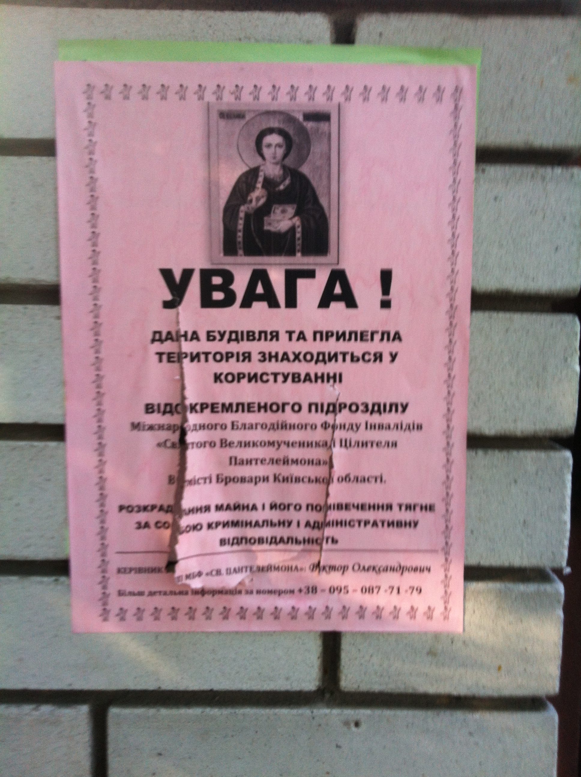 Святий Пантелеймон на варті екс-штабу «Партії регіонів» cover image