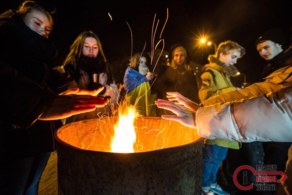 Як це було у Броварах: за рік після революції на Майдані Свободи згадували її початок