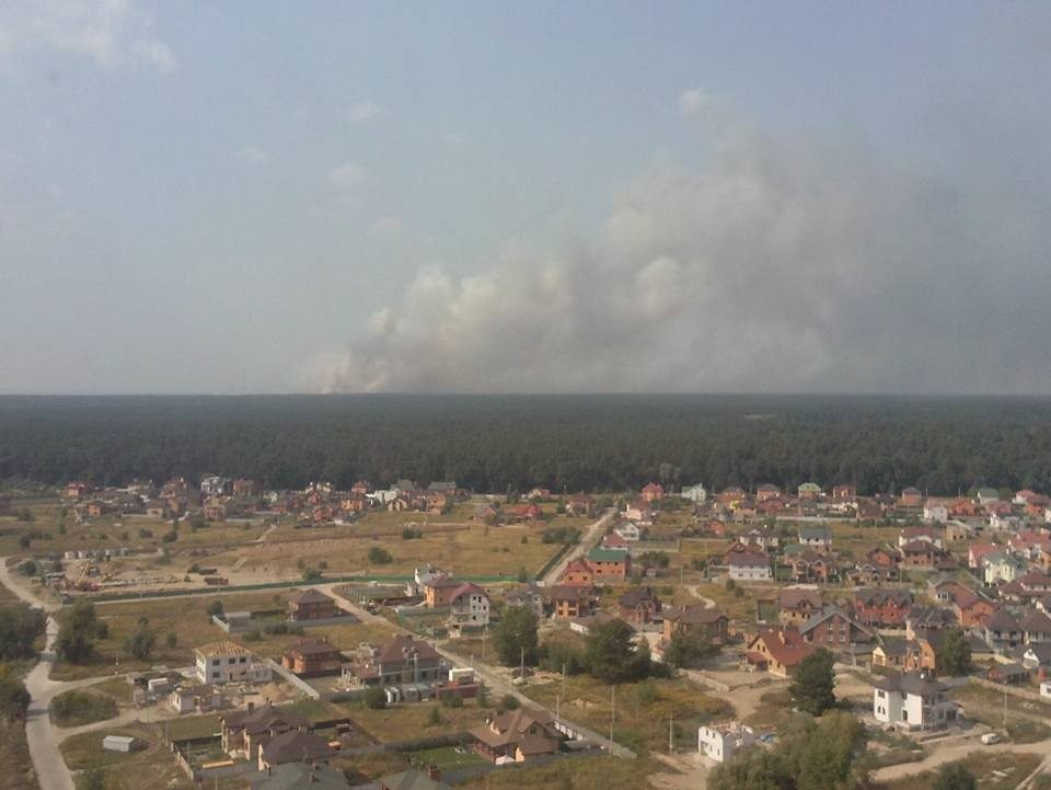 Пожежі у Броварах і навколо міста вдалось локалізувати, дим скоро має розвіятись - ДСНС cover image